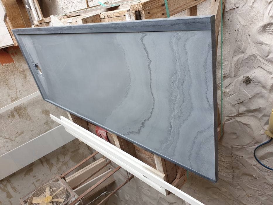 Xisto preto base de duche