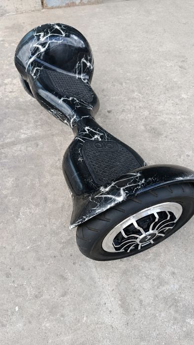 Гіроборд різнокольоровий Smart Balance Wheel колеса 6.5 Блискавка Біла