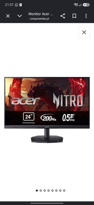 Vendo monitor novo nunca usado