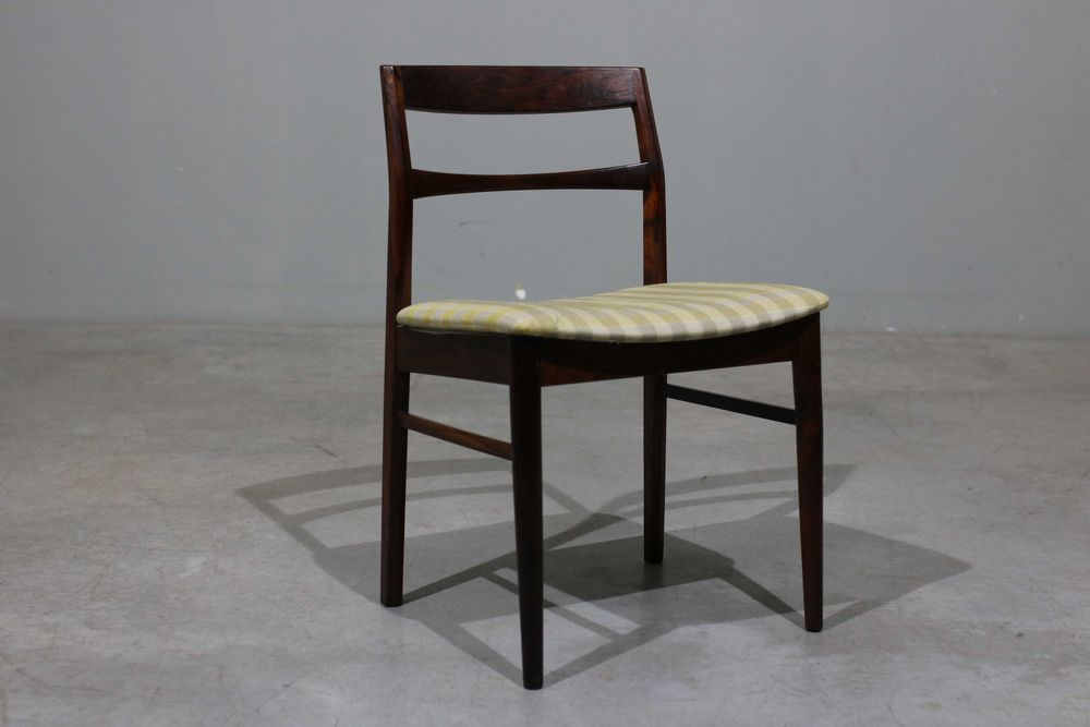 Conjunto de 4 cadeiras Henning Kjaernulf em pau santo | Design Nórdico
