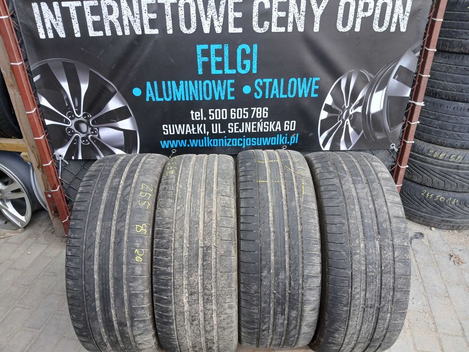 4x używane opony letnie 255/45 R20 Continental Gwarancja Montaż wybór