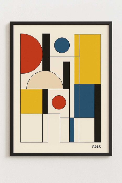 Poster de pintura abstrata