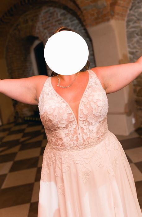 Suknia ślubna muślinowa z 2025