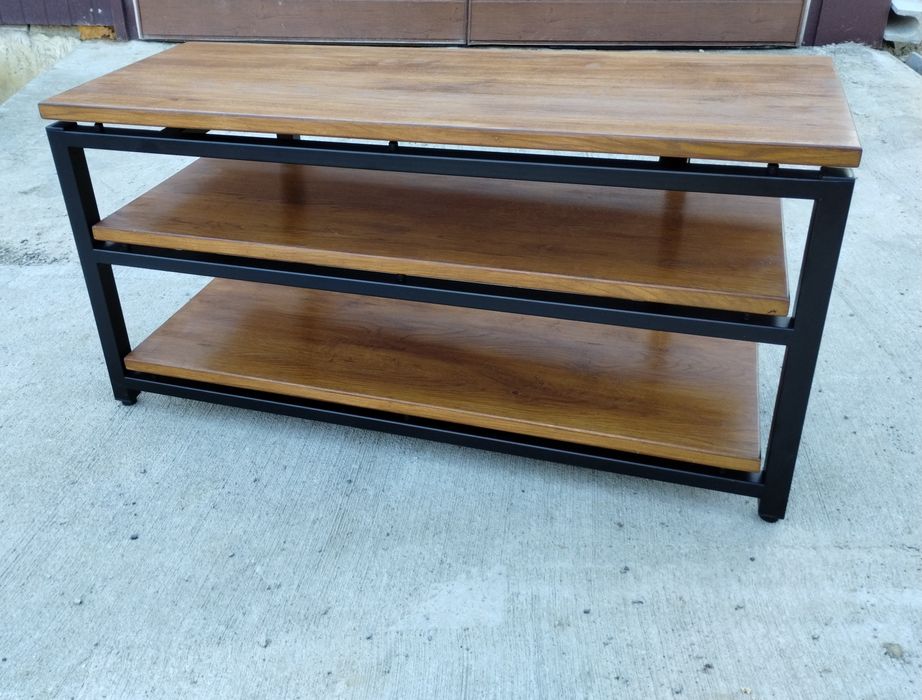 Szafka audio  Rtv Stolik HiFi na sprzęt pod zamówienie Dąb Loft komoda