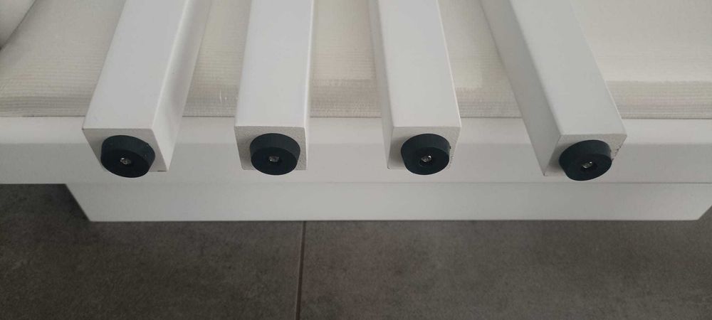 Ława stołek do pianina, fortepianu biały mat siedzisko 55x32 cm OPIS