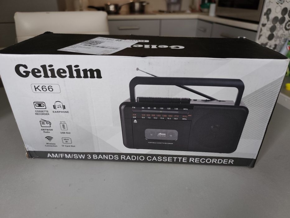 przenośny radiomagnetofon Gelielim K66