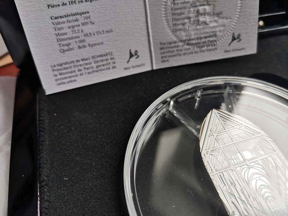 Moeda prata Notre-Dame