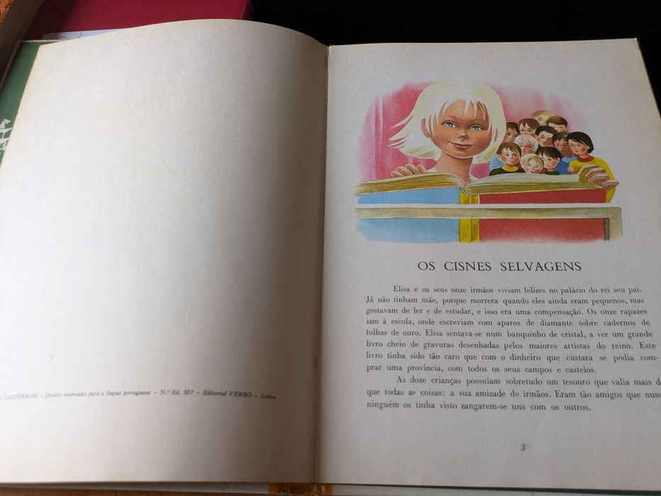 Os Cisnes Selvagens de Andersen