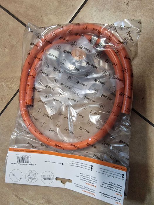 NOWY reduktor gazowy do butli 11kg Bradas opaski wąż do gazu 1 m