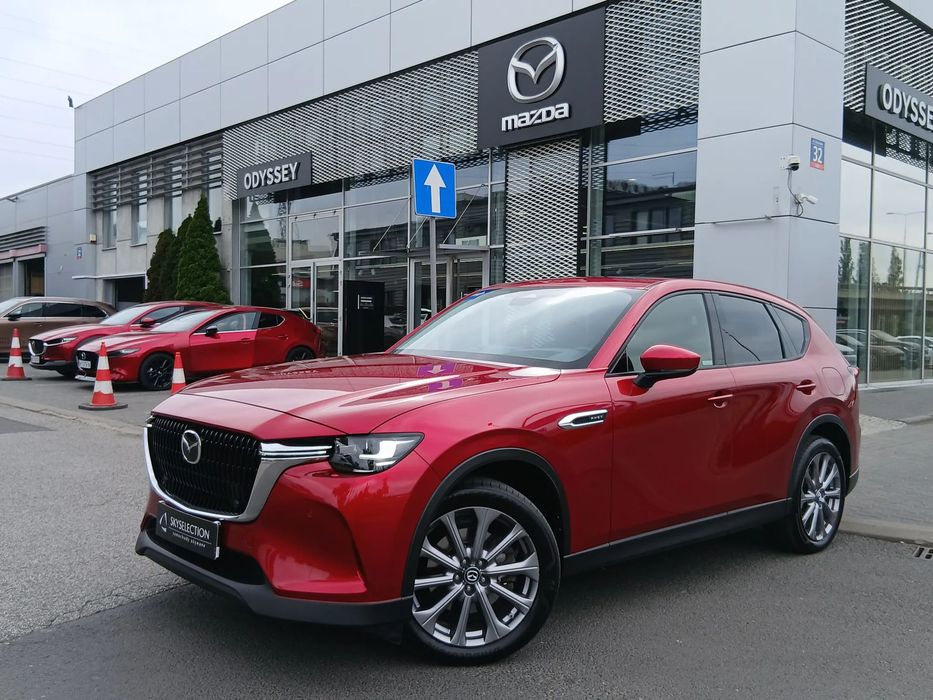 Mazda CX-60 2.5 PHEV 327KM 8AT AWD Exclusive-live+Dach(Salon PL, Serwis ASO, Bezwy