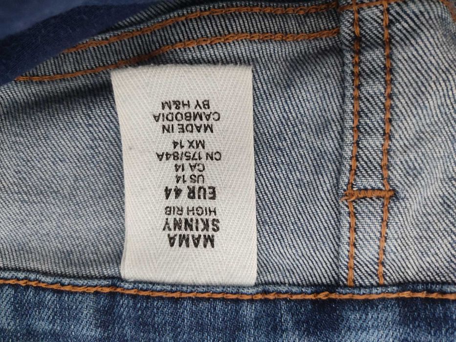 Spodnie ciążowe, jeans rozm. 44