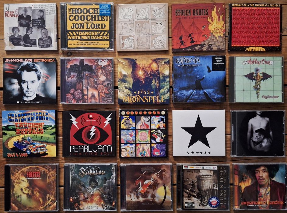 Oryginalne płyty cd, dvd, blue ray