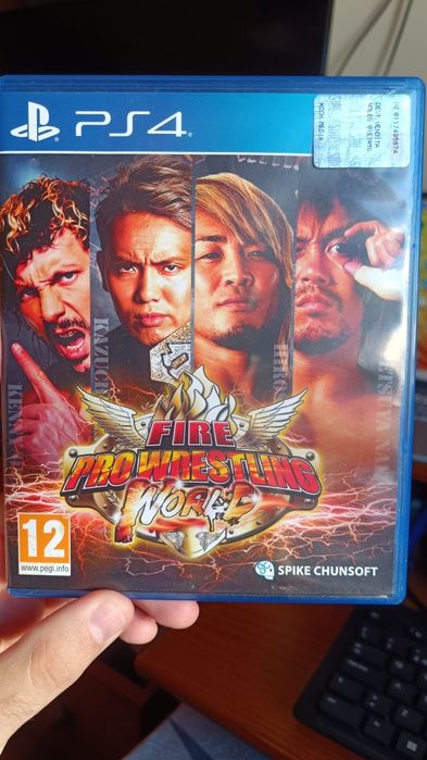 Jogo PlayStation ps 4 fire pro wrestling world new japan pro wrestling