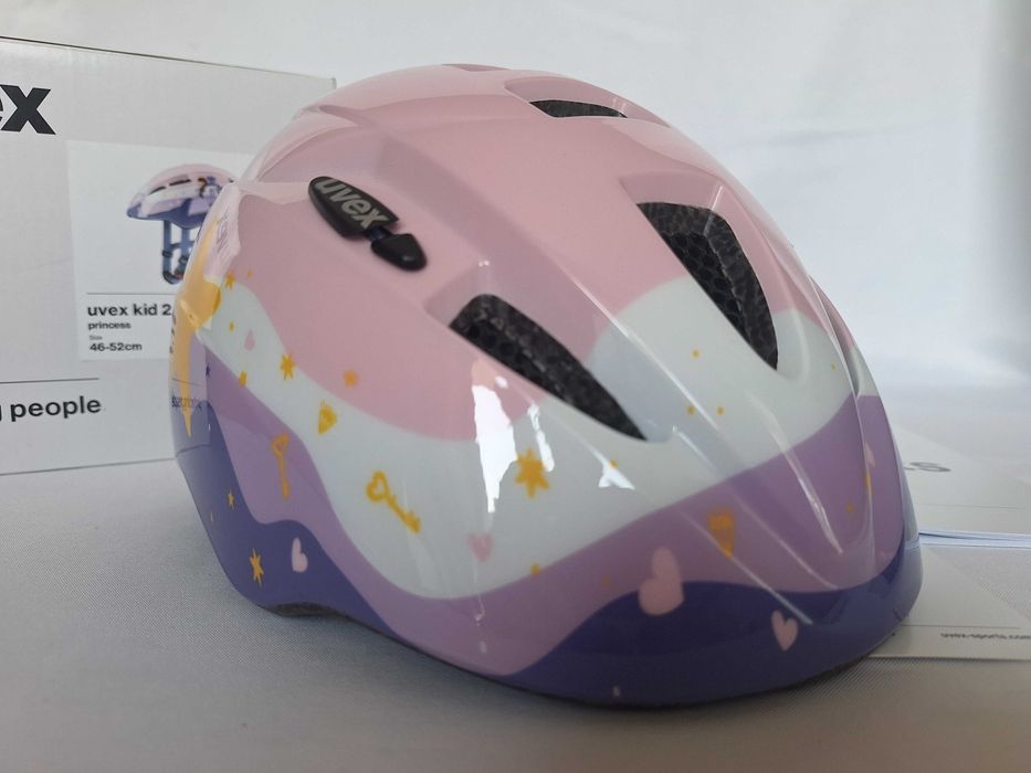 Kask rowerowy dziecięcy Uvex Kid 2 Princess XS/S 46-52cm