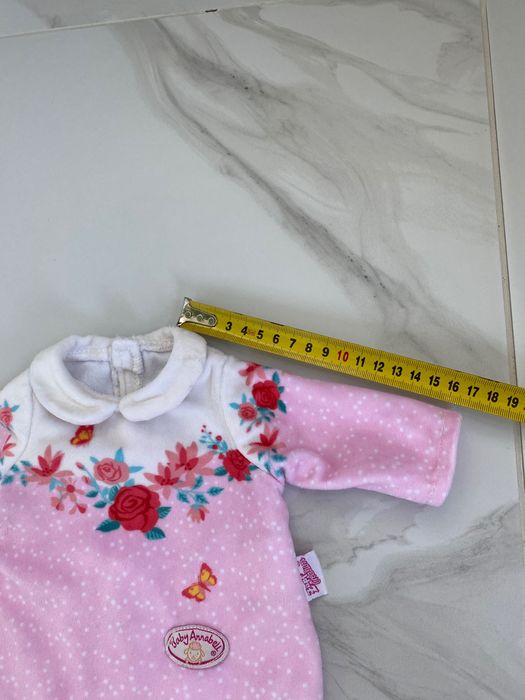 Одяг baby Annabell Zapf велюровий чоловічок комбінезон baby born 43 см