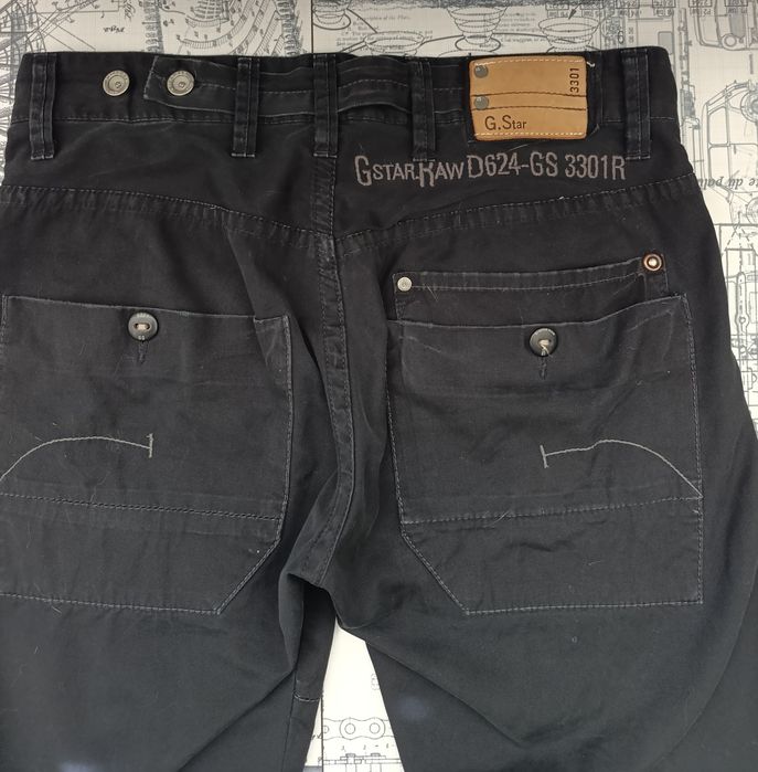 Штаны G- Star RAW   34/32. брутальные