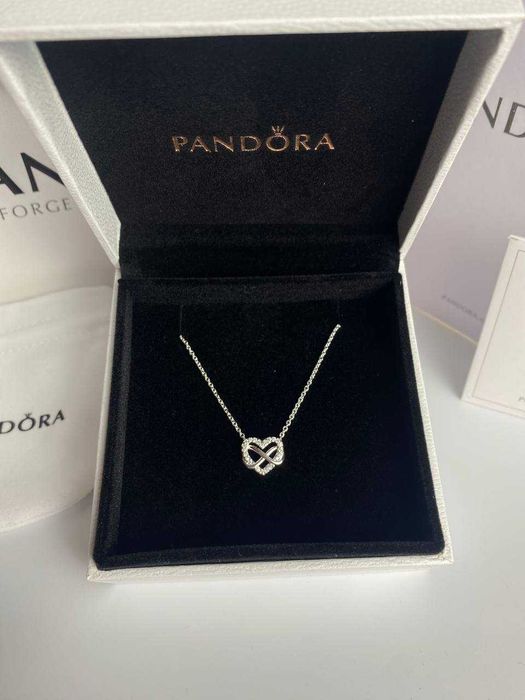 Pandora намисто блискуче серце нескінченності