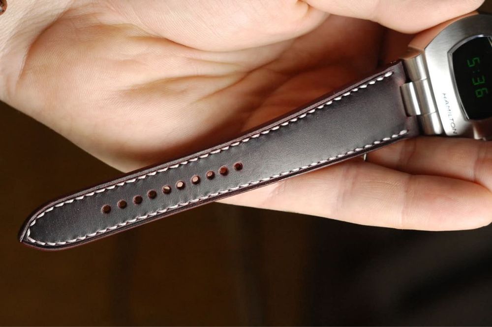 Шкіряний ремінець для годинника Hamilton PSR