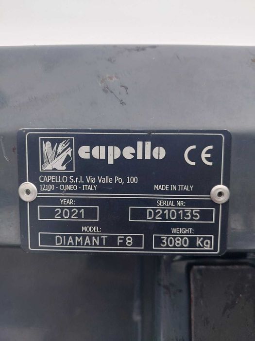 Кукурудзяна жниварка Capello Diamant D8*70