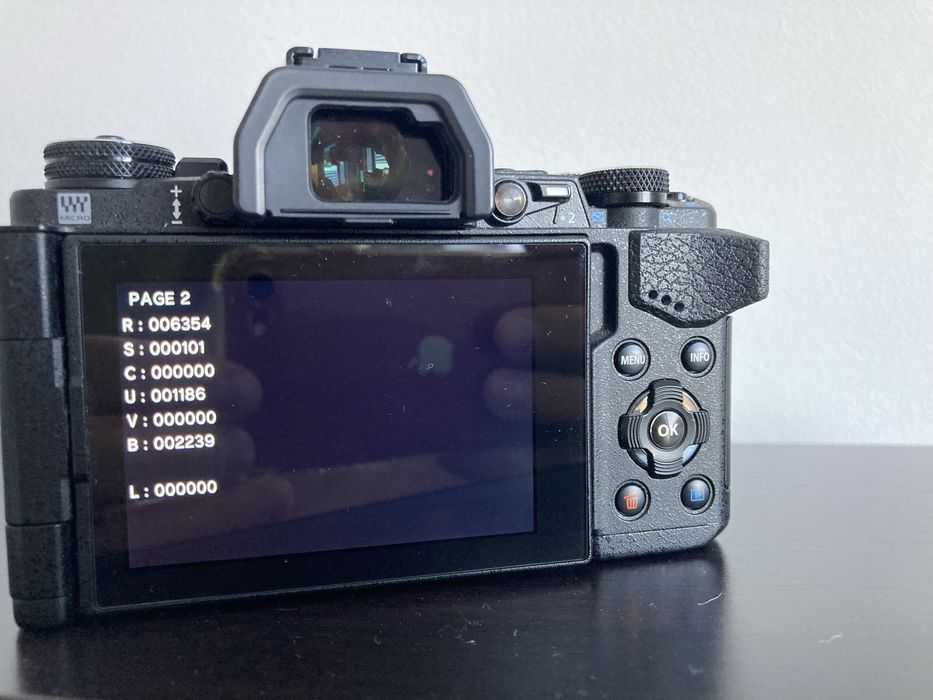 Olympus OM-D E-M5 Mark II. Przebieg migawki 6354 zdjęć