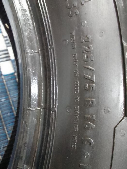 Cena za 2 Opony letnie 225/75r16C CONTINENTAL 6mm