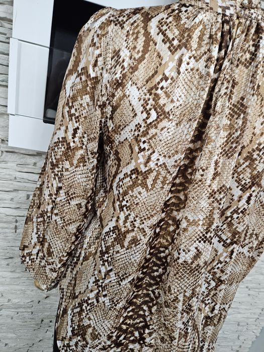 Przepiękna koszula mgiełka wężowy wzór H&M rozmiar 42