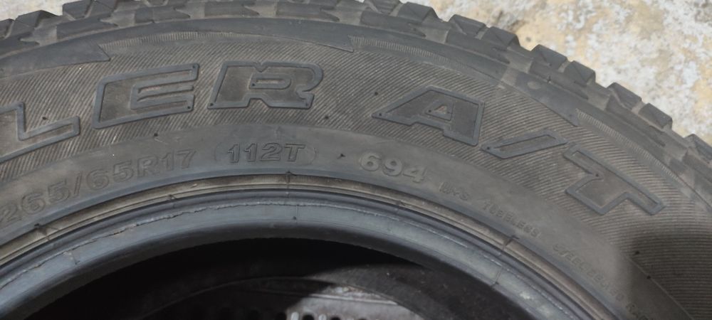 Pneus 265/65/17 Bridgestone