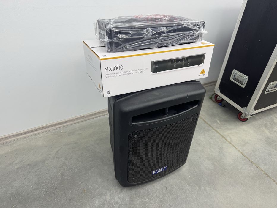 FBT MaxX 9 S oraz nowy wzmacniacz okazja 900w rms cena za set