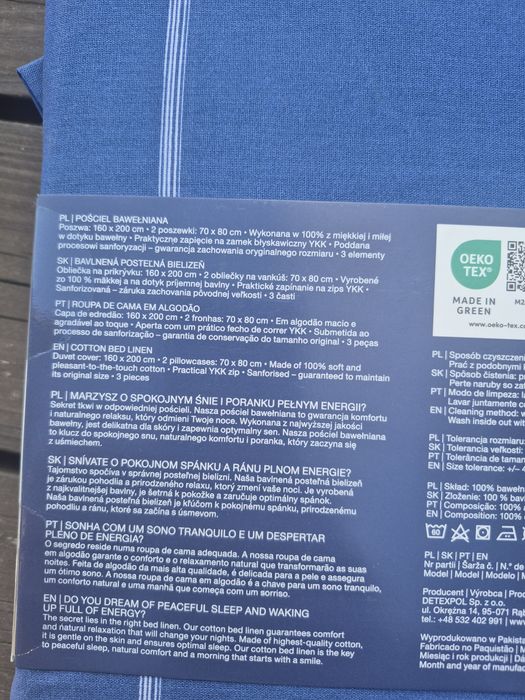 Smukee pościel bawełniana 160x200 komplet 3 elementy