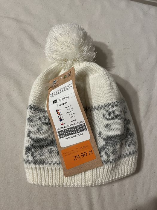 Czapka zimowa dla dziewczynki rozm.50 marki Coccodrillo
