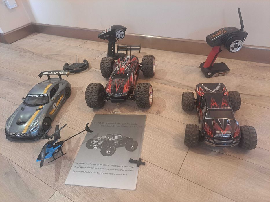 Sprzedam używane modele Rc Land Buster RC, Action Roadster 4x4 50/h RC