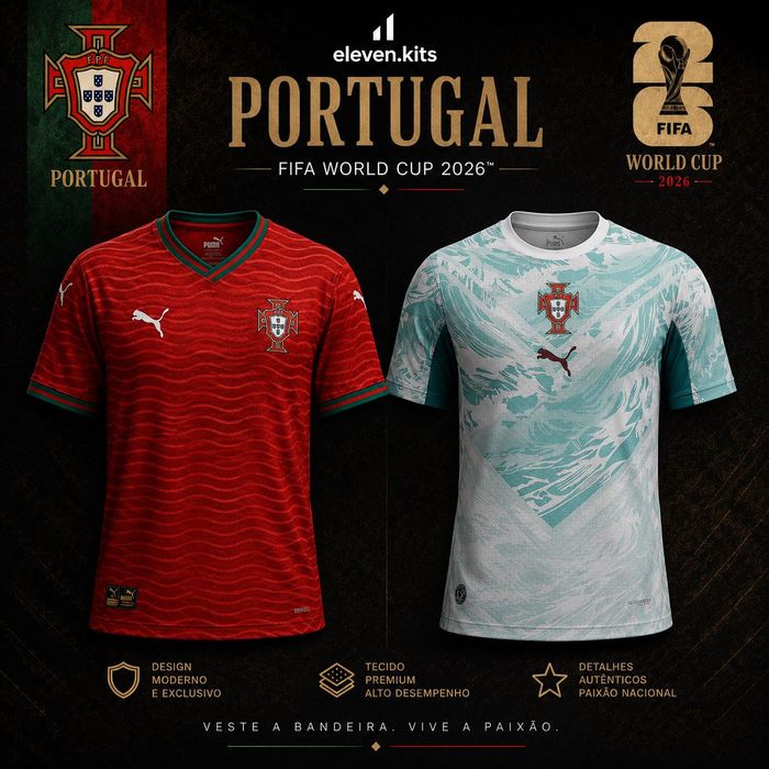 Camisola Portugal Mundial 2026