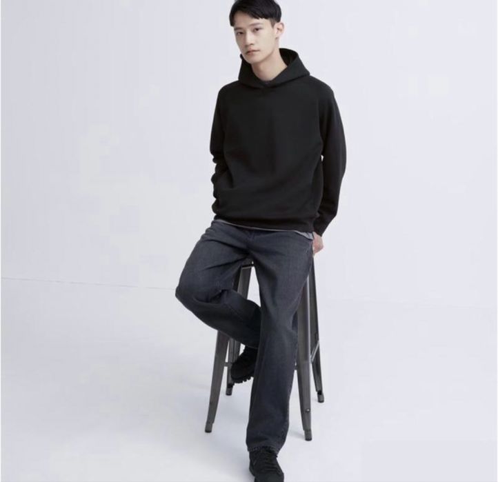 Легкі худі Uniqlo з технологією dry (DRY Stretch Pullover Hoodie)