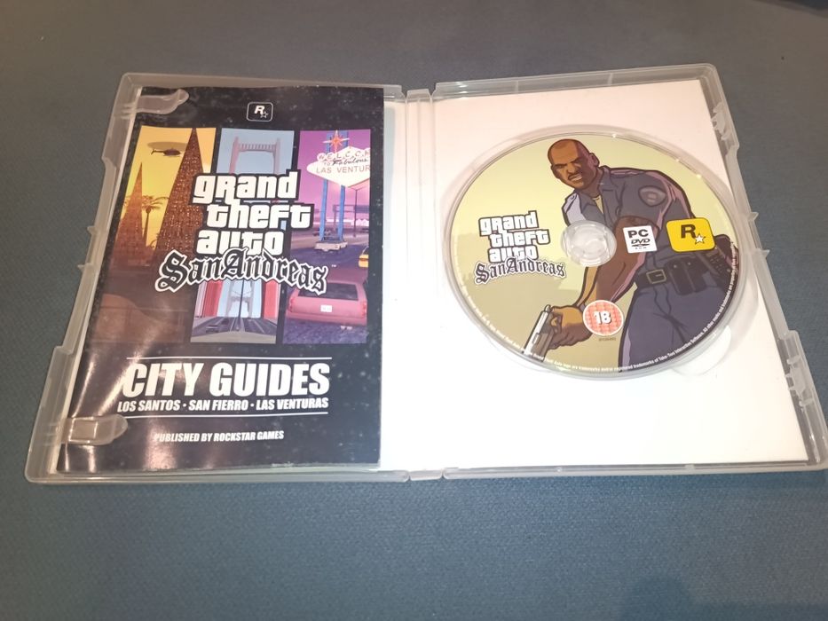 GTA San Andreas para PC – CD Físico com Poster Original