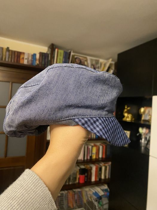 Czapeczka na chrzest rozmiar 74