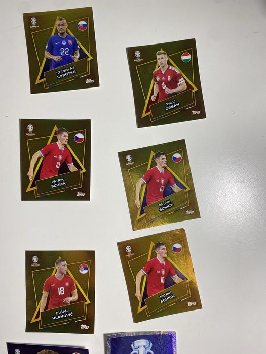 Cromos da Topps do Euro 2024