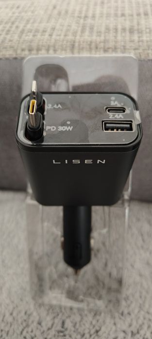 автомобільний зарядний пристрій LISEN 70 Wat
