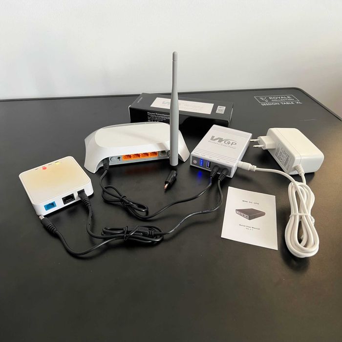 ДБЖ для роутера WGP NEP 10400mA 24w безперебійник для роутера mini ups