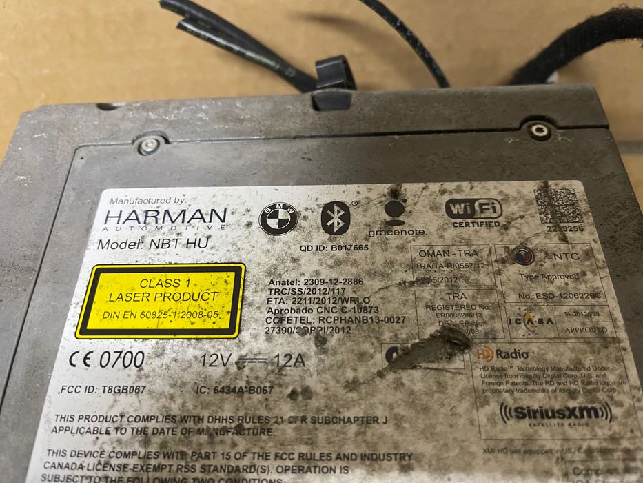 RADIO HARMAN NBT HU ORIGINAL MINI COOPER D C19387.56101
