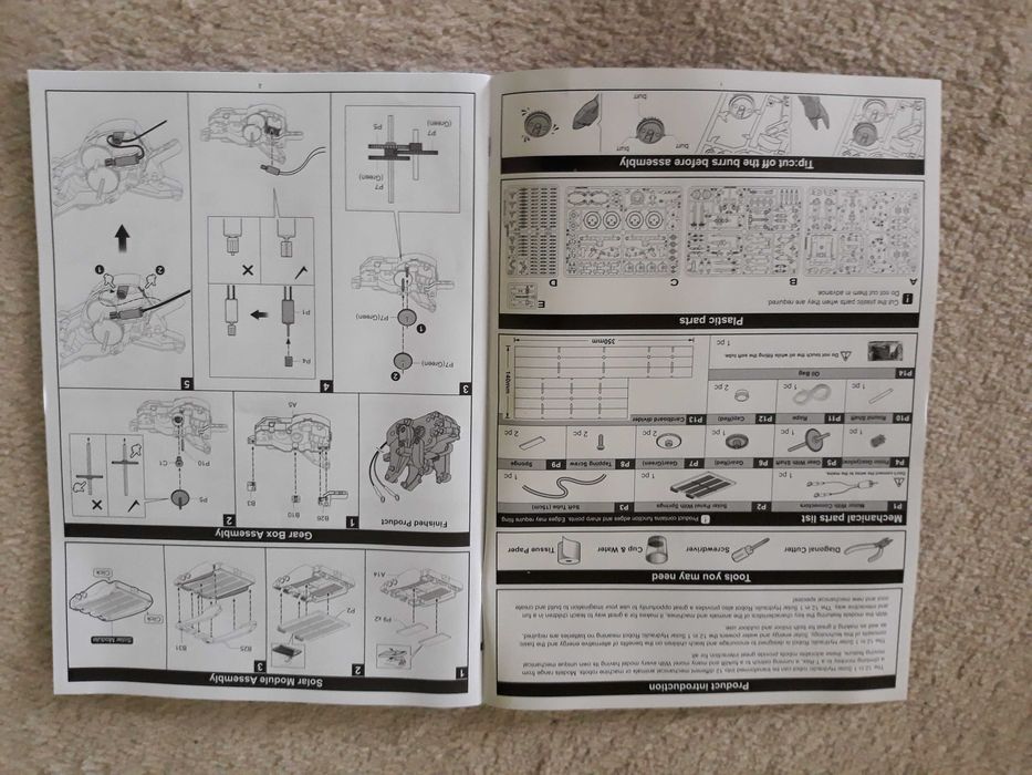 Zestaw  konstrukcyjny Solar Hydraulic 12w1 230 elementów