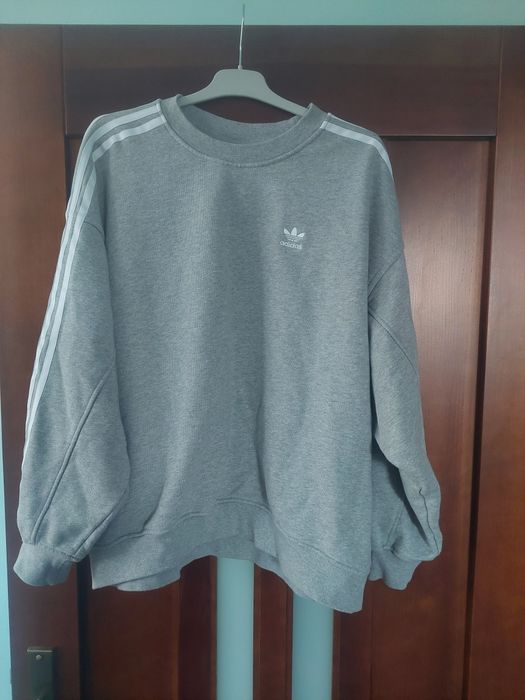 Szara bluza oversize
