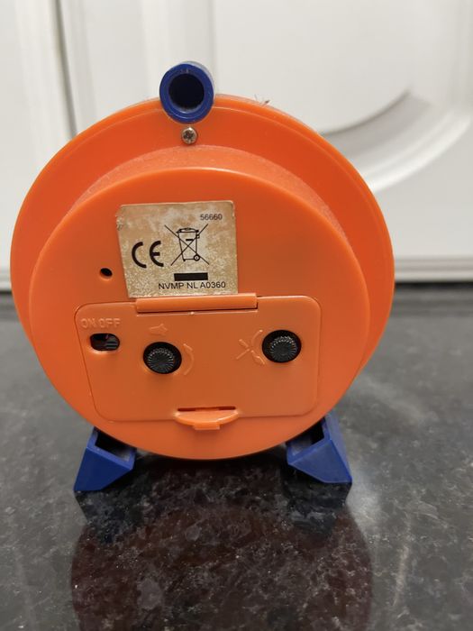 Relogio em plastico laranja