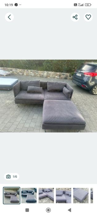 Sofa Ikea Soderhamn z szezlongiem. -41