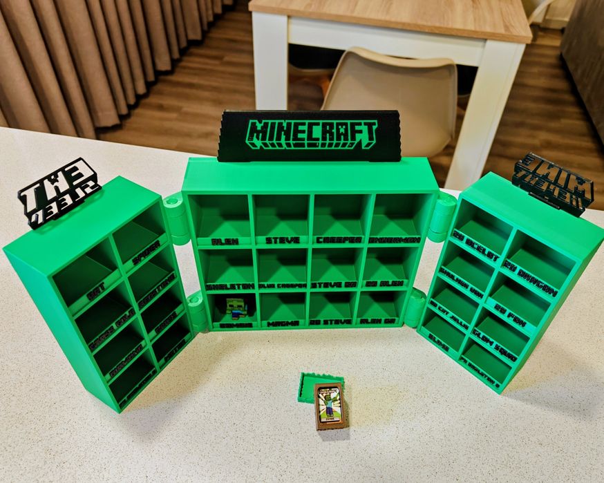 Expositor organizador mala Minecraft Funko Kinder