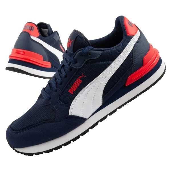 Puma ST Runner v4 Mesh buty sneakersy młodzieżowe granatowe r. 33,5-39