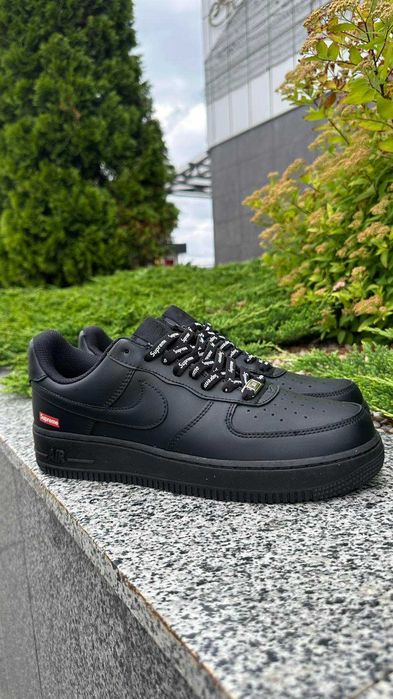 Nike Air Force 1 Low "Supreme Black" [EUR 40, 41, 42, 43, 44, 45]