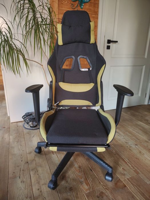 Nowy Fotel gamingowy z masażem Vidaxl