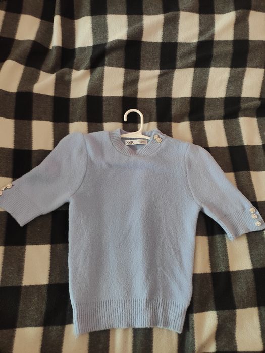 Блуза небесно- блакитна