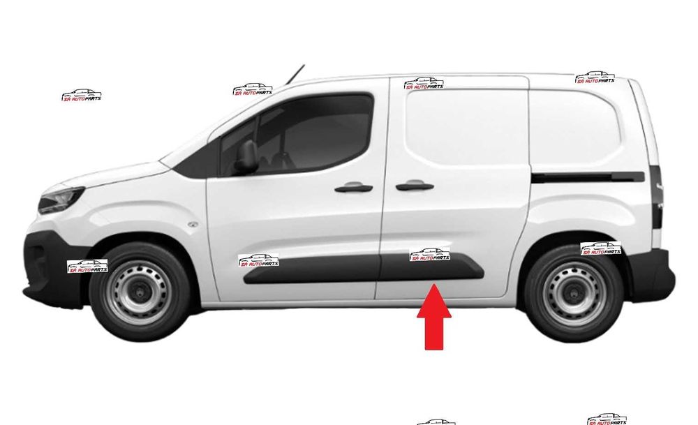 Frisos das portas Citroën Berlingo | Peugeot Partner 2018+