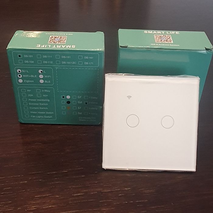 Interruptor Wi-Fi Smart Life 1 e 2 botões